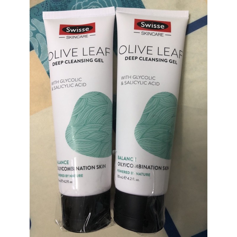 #Sữa rửa mặt Swisse Skincare Olive Leaf Deep Cleansing Gel 125ml