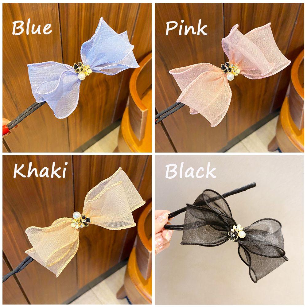 Dây Cột Tóc Đuôi Ngựa Phối Ruy Băng Kiểu Ngọt Ngào MIHAN1