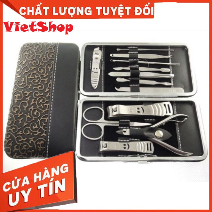 Bộ Dụng Cụ 12 Món Cắt Tỉa, Làm Móng Tại Nhà, Đa Năng Siêu Tiện Dụng, Giá Bán Bằng Giá Bán Sỉ Tại Xưởng - VietShop