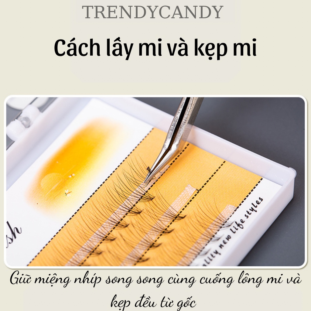 Mi giả chùm 9D cao  cấp tự nhiên TẶNG KEO