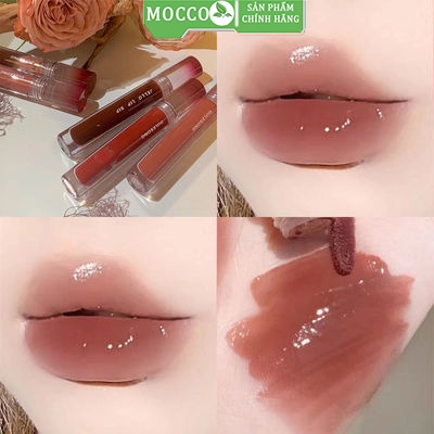 Son Bóng Oulesong Màu Nude Nhạt Mềm Mượt Nuôi Dưỡng Môi Chống Thấm Nước 6 màu MOCCO nội địa trung