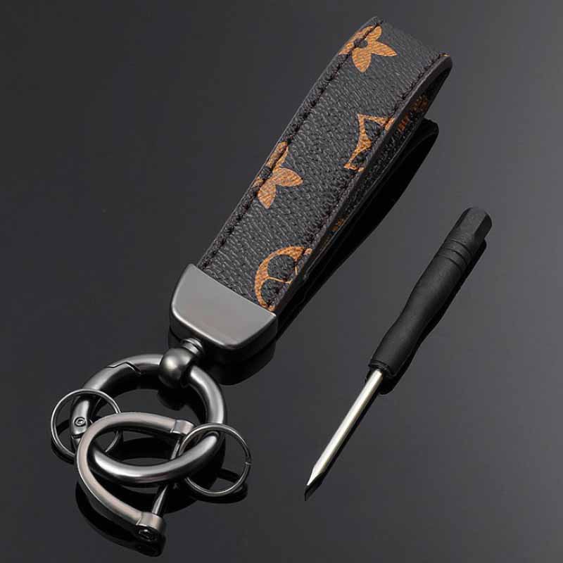 Móc Khóa Xe Hơi Bằng Da Sáng Tạo