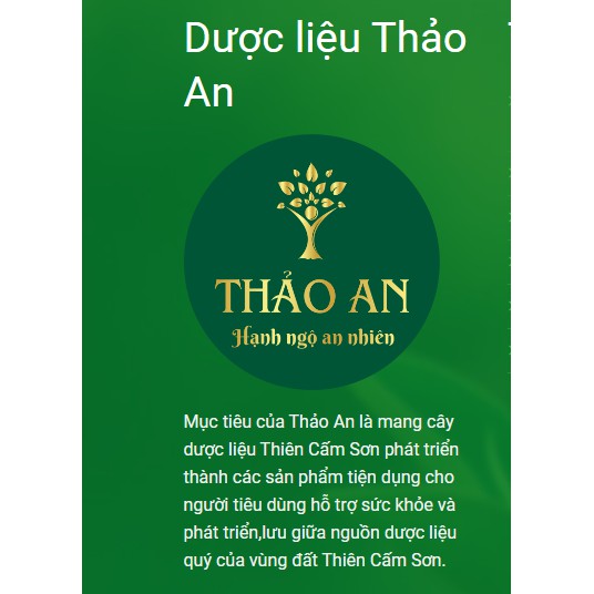 Trà xạ đen Thảo An Túi Lọc ⚡️𝐅𝐑𝐄𝐄 𝐒𝐇𝐈𝐏⚡️ Dược liệu quý Thiên Cấm Sơn