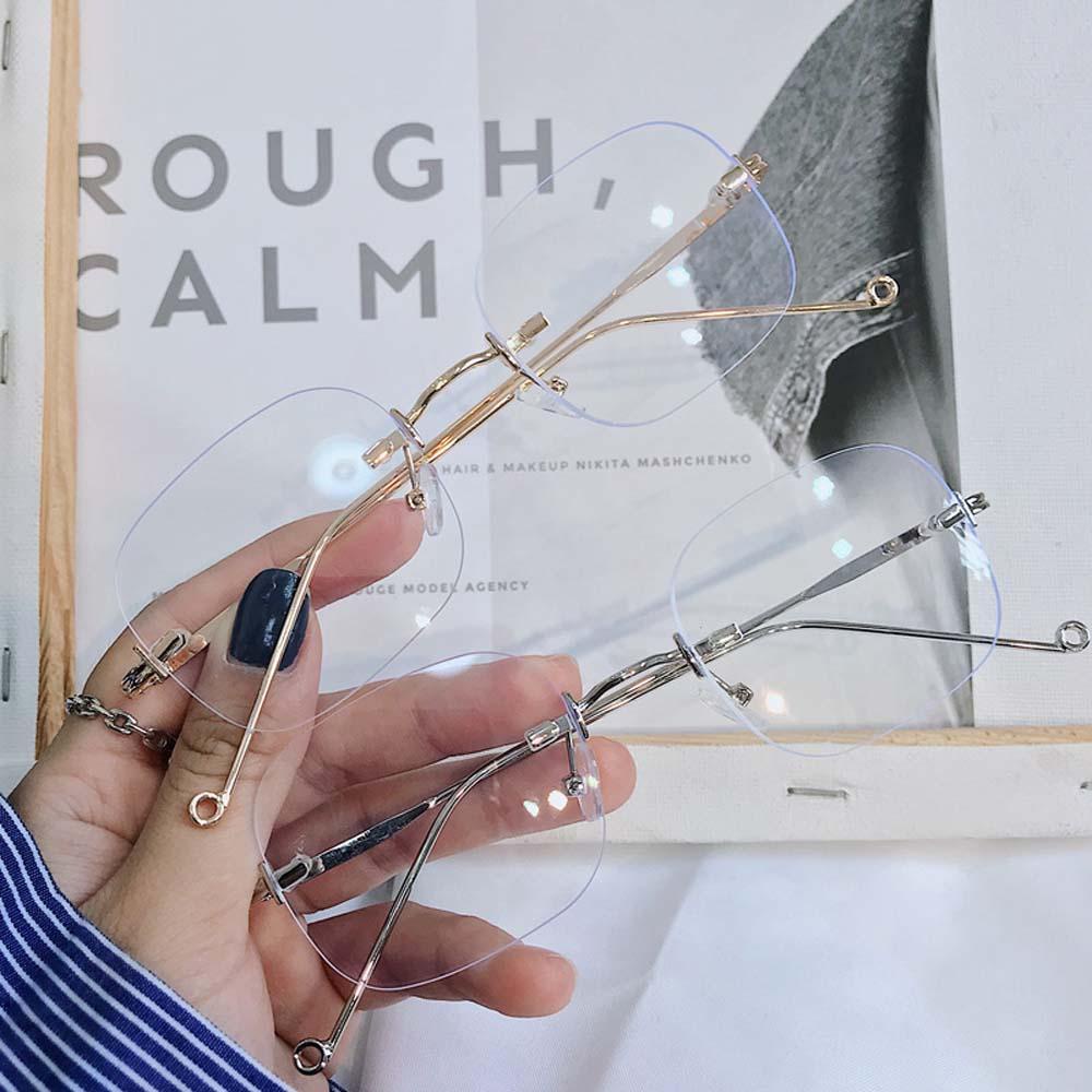 Kính Mát Gọng Vuông Chống Ánh Sáng Xanh Phong Cách Hàn Quốc Cho Nữ