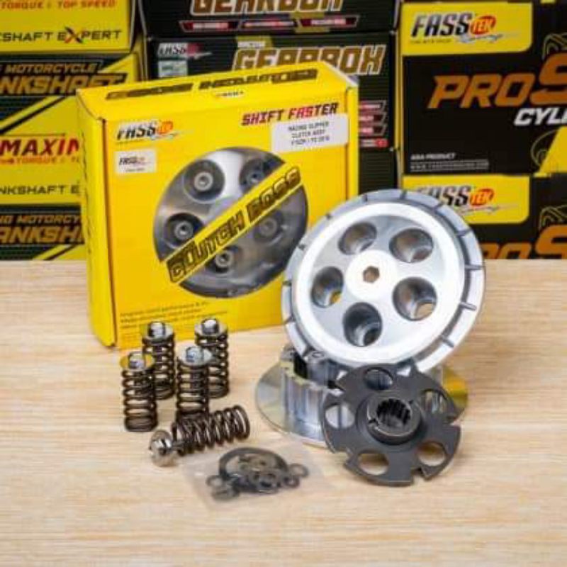 Nồi 5 Lò xo Ex150/Winner hiệu FASSTek Hyper và Slipper Clutch