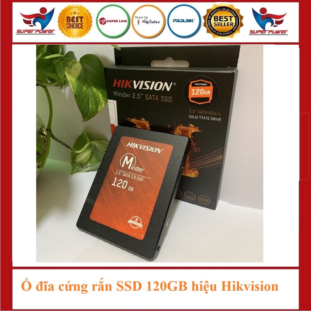 [Mã 254ELSALE giảm 7% đơn 300K] Ổ cứng SSD 120GB Hikvision Sata 3