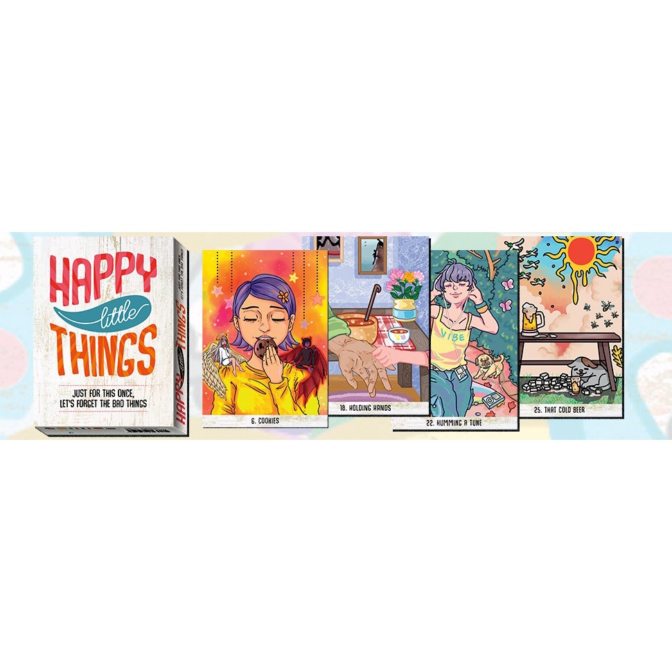 Bộ bài Happy Little Things Inspirational Cards - AUTH