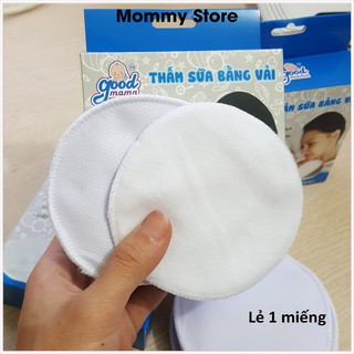 Miếng lót thấm sữa vải Goodmama 4 lớp có thể tái sử dụng cho mẹ 1 miếng