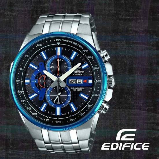 Đồng hồ nam cao cấp Casio edifice chính hãng EFR-549, dây kim loại.