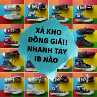 [XẢ KHO ĐỒNG GIÁ] GIÀY CONVERSE 2HAND CHĨNH HÃNG SIZE 35,5 ĐẾN 38 (CÓ QUÀ TẶNG KÈM)