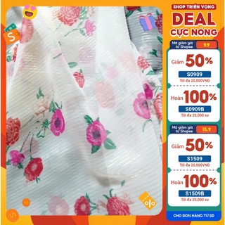 Vải chiffon kim tuyến cao cấp nhập khẩu từ hàn quốc chất lượng cao sợi vải đanh mịn rủ mềm korea