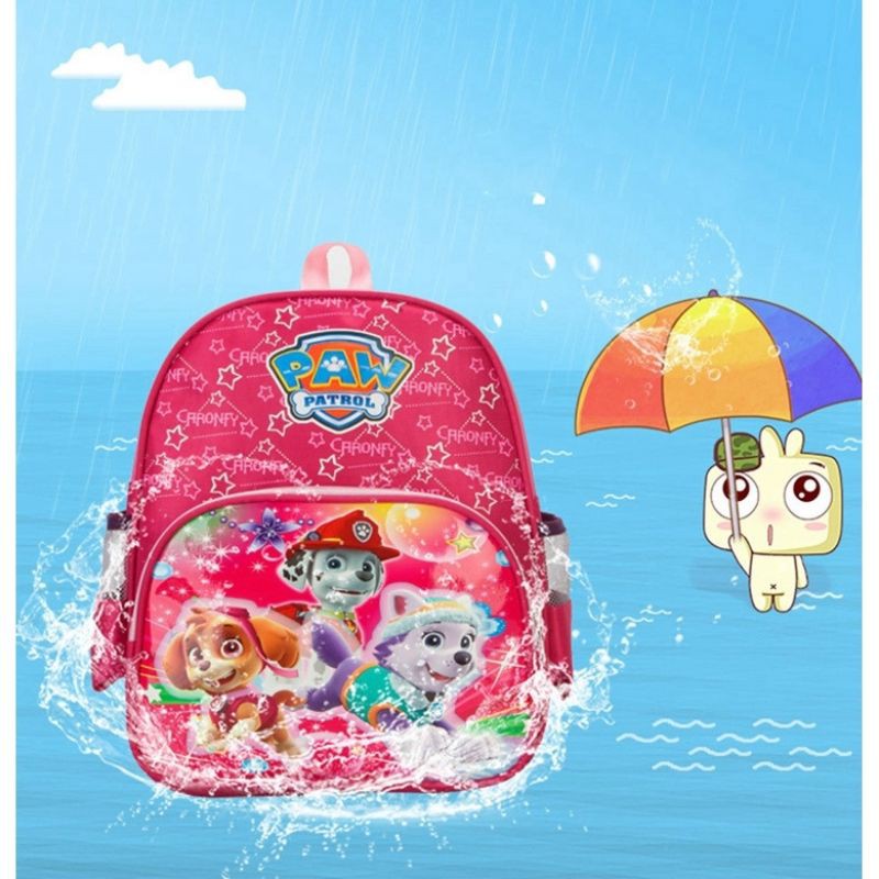 Ba lô cho bé Balo đội chó cứu hộ Paw Patrol cho bé trai bé gái màu hồng siêu nhẹ mầm non
