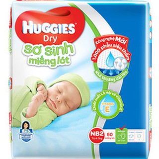 Miếng lót Huggies NB2 60