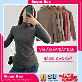 Áo len nữ cổ 3 phân giữ nhiệt cao cấp | áo giữ nhiệt nữ most at01