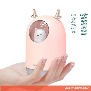 [ Giá Quá Sốc ] Máy Phun Sương Khuếch Tán Tinh Dầu Gấu CUTE  - Phun Sương Tạo Độ Ẩm