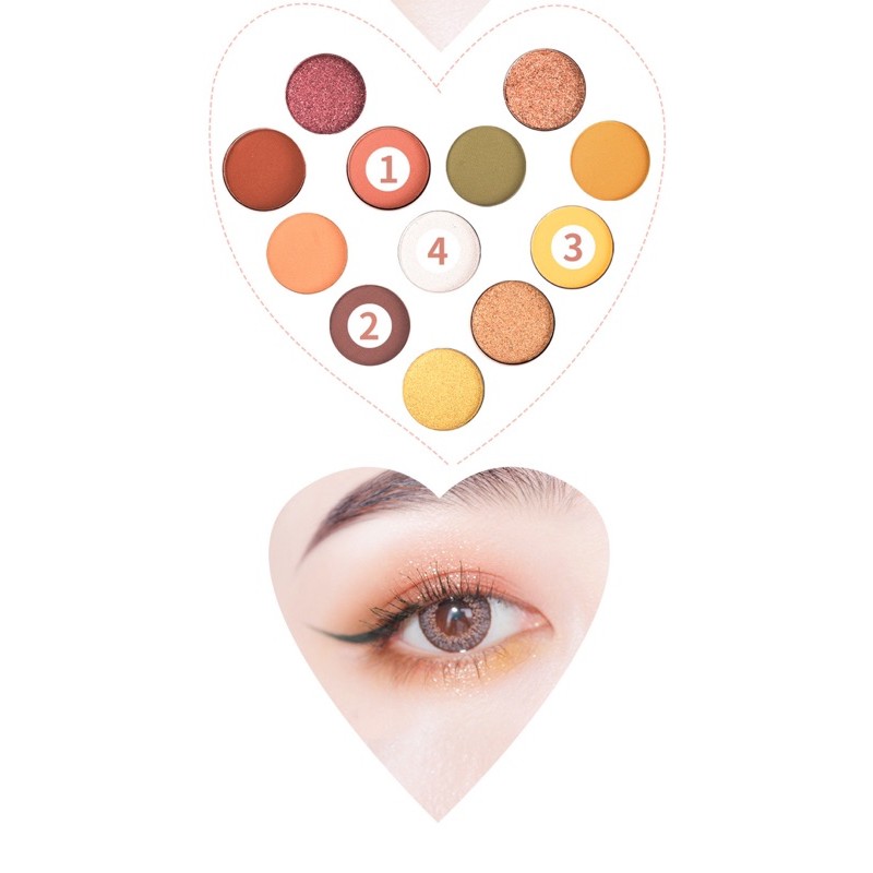 ( Mới ) Bảng phấn Mắt Trái Tim My Love Suikone 12 Ô | BigBuy360 - bigbuy360.vn