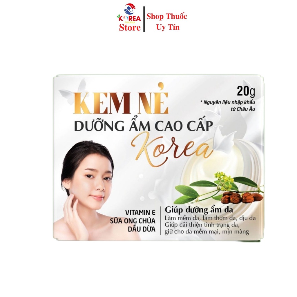 KEM NẺ DƯỠNG ẨN CAO CẤP KOREA, NẺ CHÀM HŨ 20g