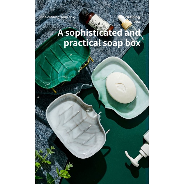 Ánh Sáng Sang Trọng Giá Đựng Xà Bông Thoát Hộp Phòng Tắm Vanity Dọc Đấm Không Xà Phòng Có Giá Để Đồ Với Chân Đế Kim Loại Hộ Vệ Sinh hộp Xà Phòng Khay Ráo Nước Flowerdance