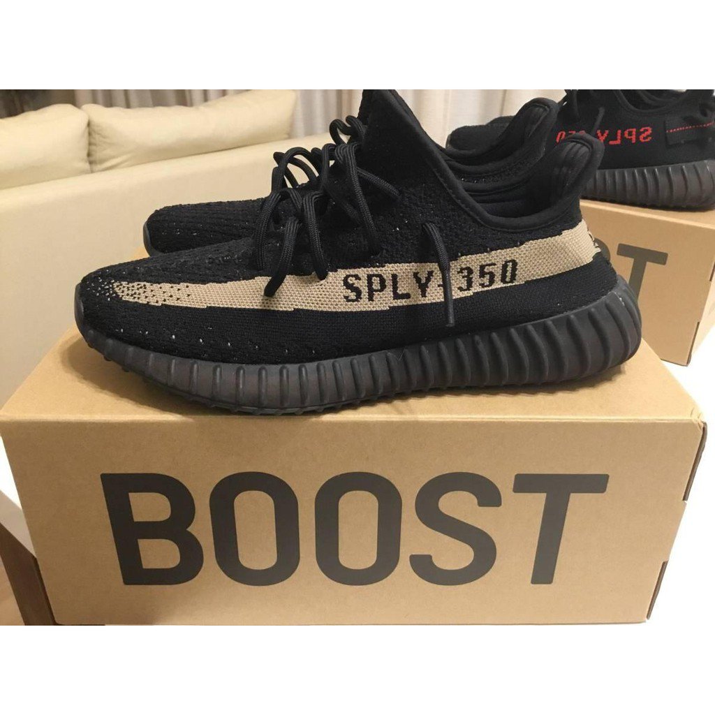 Giày Thể Thao Adidas Yeezy Boost 350 V2 Màu Đen Xanh Lá Thời Trang Unisex By9611