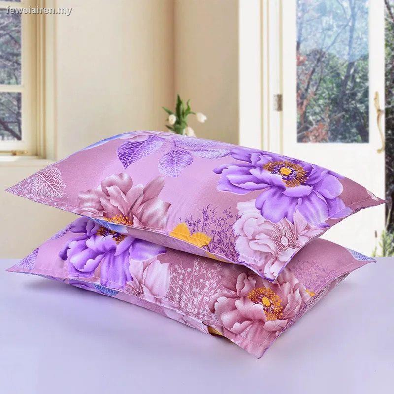 Cặp Vỏ Gối Cotton Dày Cỡ Lớn 48x74 Cho Mùa Đông