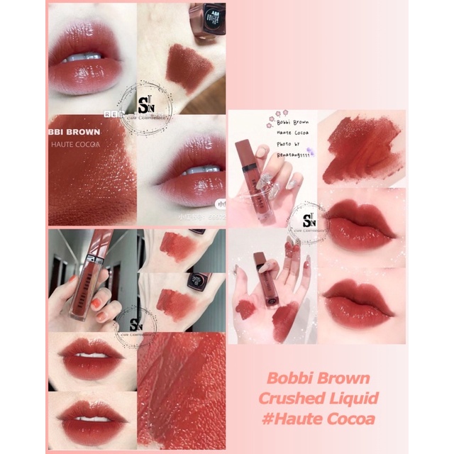 [SON BOBBI BROWN CÁC LOẠI] Bobbi Brown Crushed Lip Color, Crushed Liquid Lipstick, Luxe Shine Intense