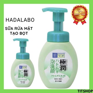 Sữa Rửa Mặt Tạo Bọt Hadalabo xanh lá