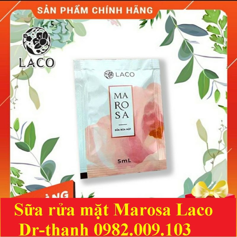 Gói test sữa rửa mặt marosa 5ml