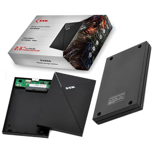 Hộp Đựng Ổ Cứng HDD BOX SATA 2.5 USB 3.0 SSK (SHE-088) | BigBuy360 - bigbuy360.vn