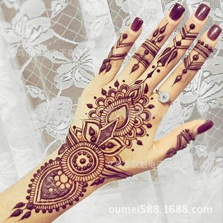 Khuôn vẽ henna hoa văn Ấn Độ cổ điển