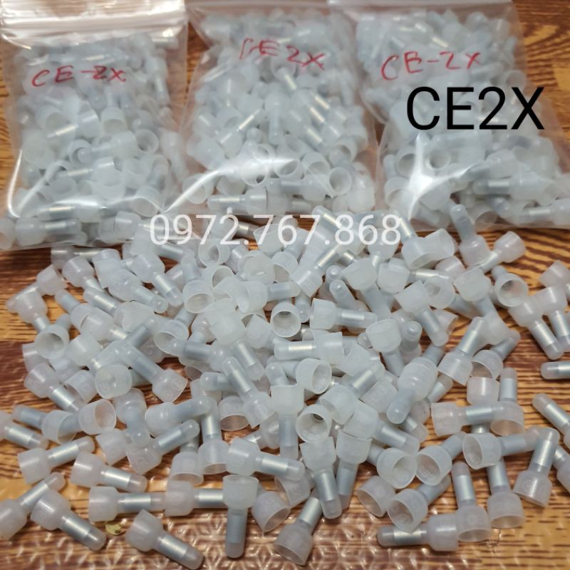 Đầu chụp cos nối dây điện CE2X (gói 100 cái)