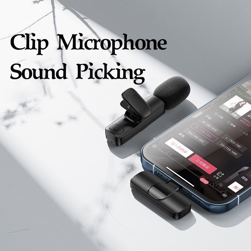 Micro thu âm không dây Remax K02 / K03 cho điện thoại jack cắm TypeC &amp; Lightning hỗ trợ Livestream
