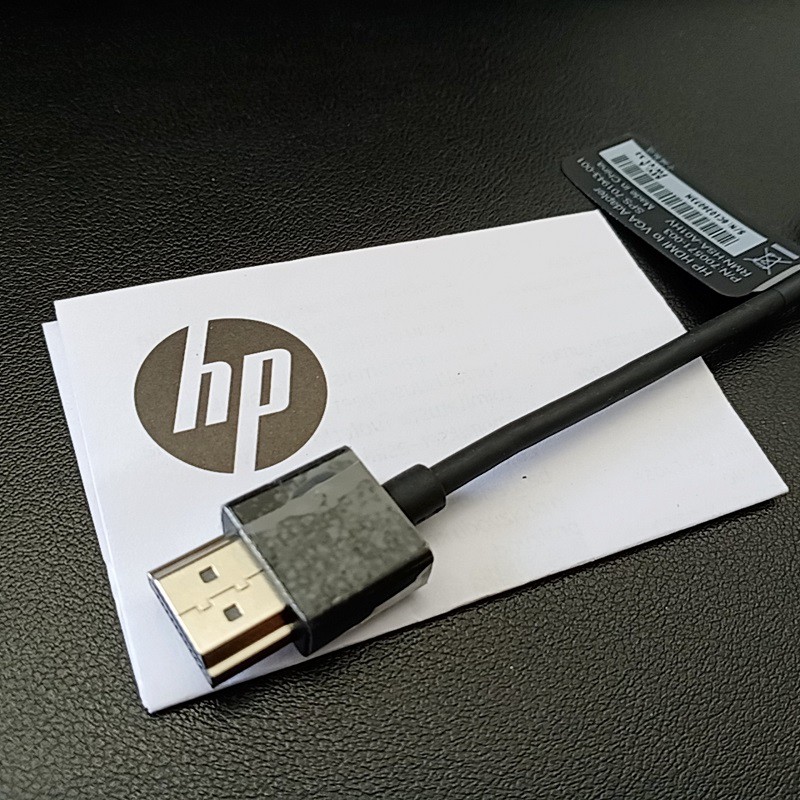 Cáp chuyển HDMI to VGA, Cáp chính hãng HP - HP HDMI to VGA Adapter, bảo hành 12 tháng