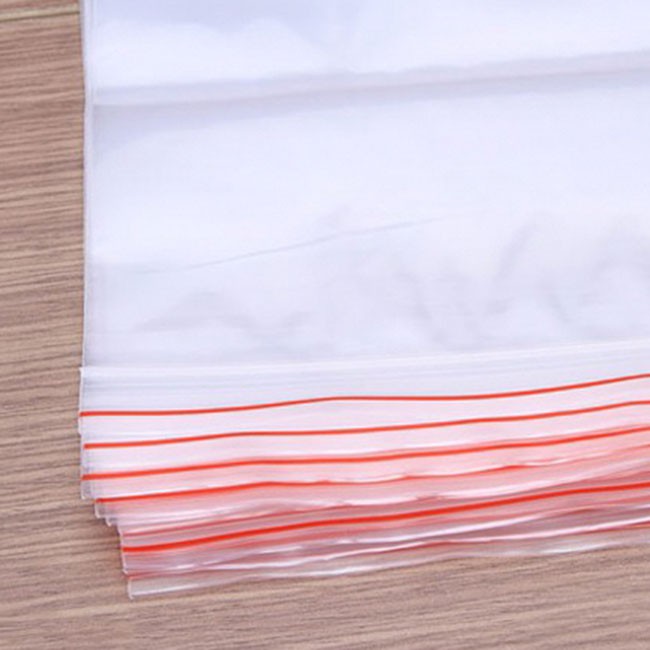 100g TÚI ZIP TRONG VIỀN ĐỎ