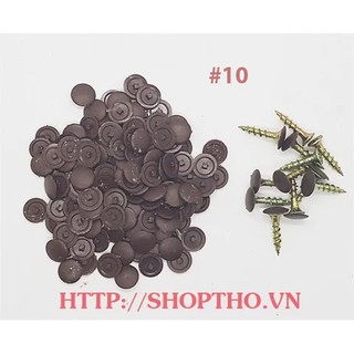 Nút nhựa bịt đầu vít mã màu #10 (túi 1000pcs)