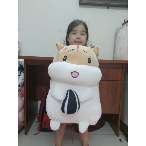 Chuột Hamster ôm hạt- sóc chuột
