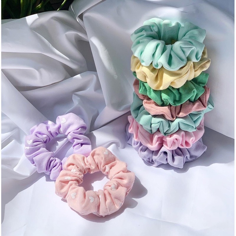 [Mã SKAMLTSM9 giảm 10% đơn 99K] scrunchies by Tím (lb15 phần 2)