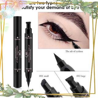 Bút kẻ mắt 2 đầu qic ❤freeship ❤ kháng nước, không lem