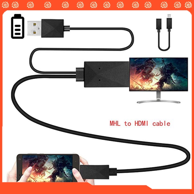 Cáp chuyển đổi 5 pin & 11 Pin Micro USB MHL sang HDMI 1080P HD TV cho điện thoại Android