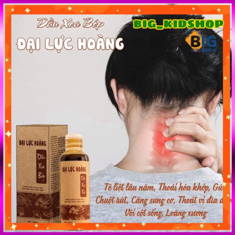 Dầu Xoa Bóp Đại Lực Hoàng ( mua 10 tặng 1)