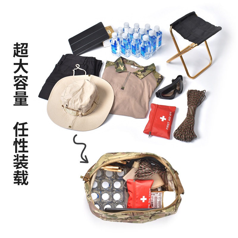 Túi Đeo Vai Cỡ Lớn Chất Liệu Thân Thiện Với Môi Trường Chống Thấm Nước Tiện Dụng Mang Theo Leo Núi