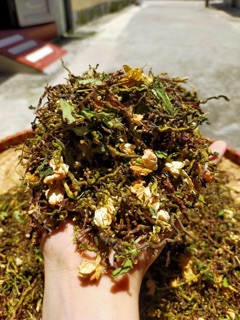 1kg Trà Sơn Mật Hồng Sâm Mix nhiều hoa nhài và cỏ ngọt