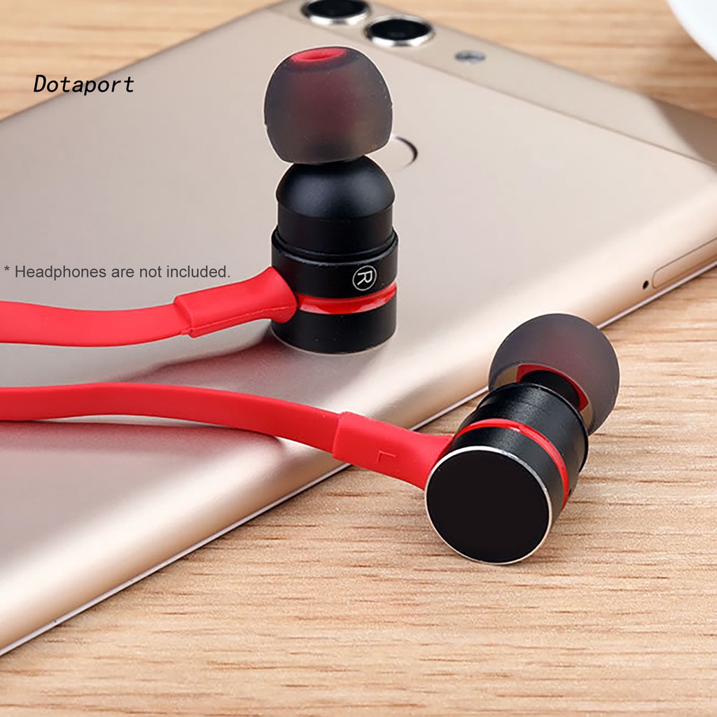 Set 5 cặp nút bọc tai nghe nhét tai bằng silicon mềm cách âm