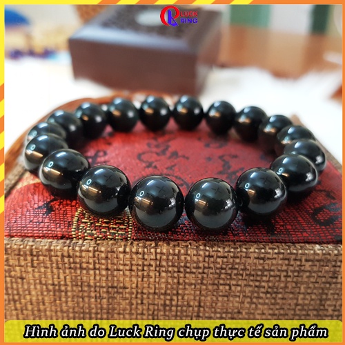 Vòng tay phong thủy cho mệnh thủy mộc đeo tay nam nữ cỡ hạt 8 10 12 14 ly Tặng dây và hạt dự phòng – Luck Ring