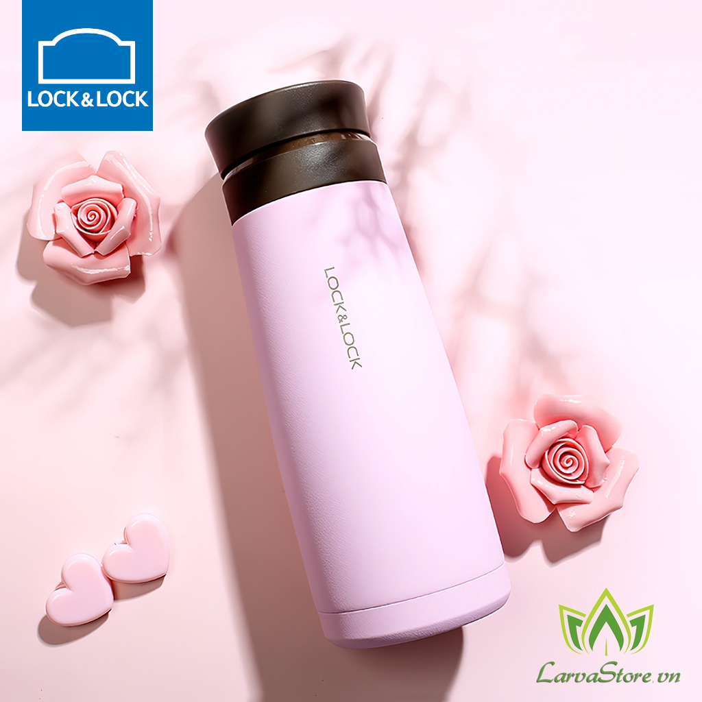 Bình Giữ Nhiệt I.D Tumbler Bằng Thép Không Gỉ Lock&amp;Lock LHC4230 450ml Hồng