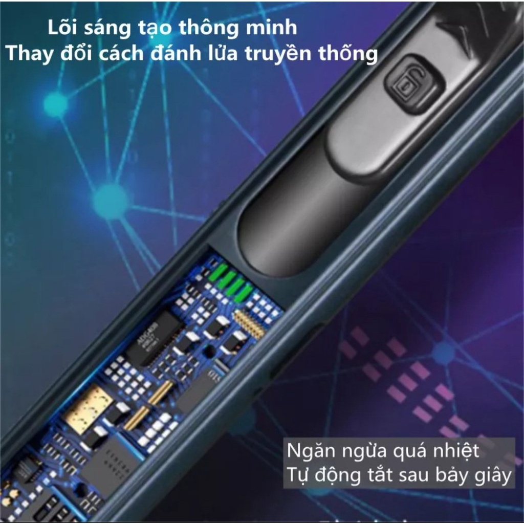 Dụng cụ đốt nến thơm cao cấp, chăm sóc nến thơm - Que mồi nến thơm kèm sạc USB chuyên dụng - BL01 - Ngọc Ngà Shop