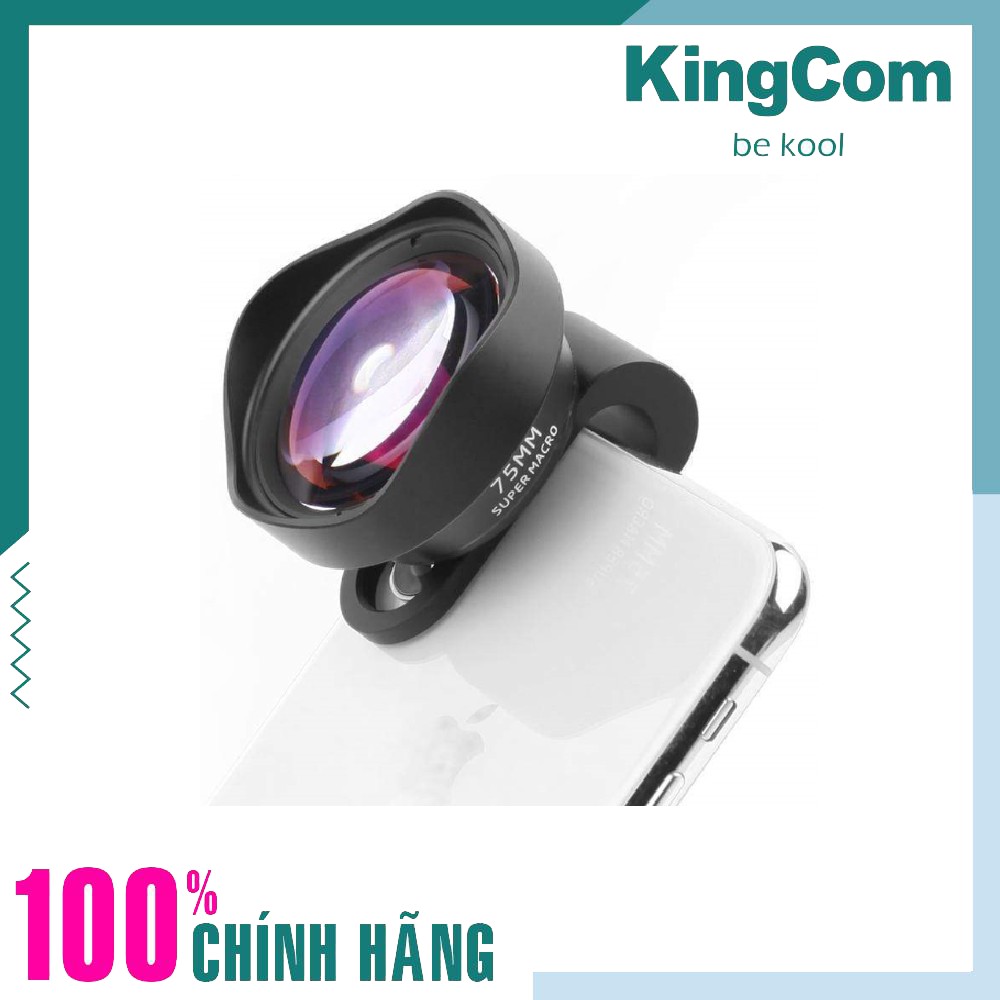 Ống Kính 75mm 10X Super Macro Lens Cho Điện Thoại, Thích Hợp Dùng Chụp Cận Cảnh Vật Thể Siêu Nhỏ Cực Kì Rõ Nét