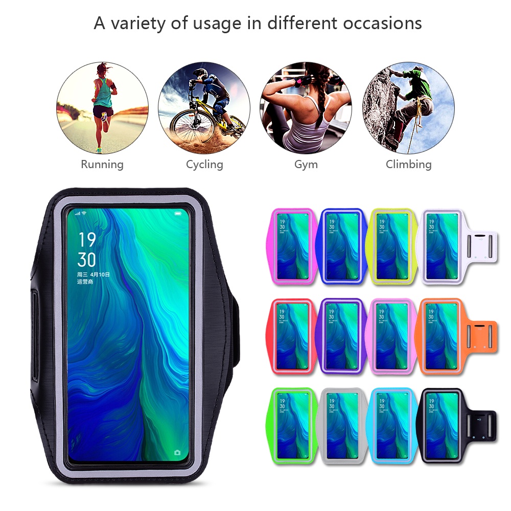 Ốp Điện Thoại Đeo Cánh Tay Khi Tập Thể Thao Cho OPPO Reno5 Pro Plus Lite A F K Z