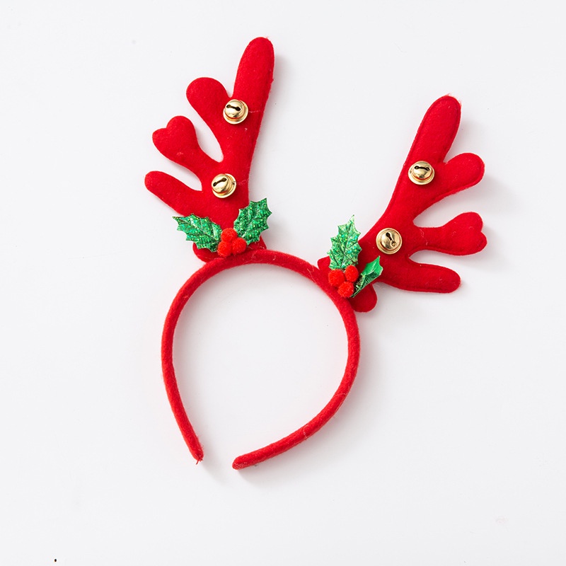Băng đô cài tóc hình sừng tuần lộc/ông già Noel/người tuyết/tuần lộc mừng năm mới cho bé
