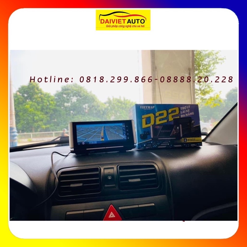 Camera Hành Trình VIETMAP D22 - Android- Định Vị Xe- Dẫn Đường S1- Phát Wifi- Truyền Video Online- Adas- Ghi Hình Kép
