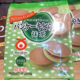 Bánh rán Dorayaki Marukyo Matcha vị Trà xanh.